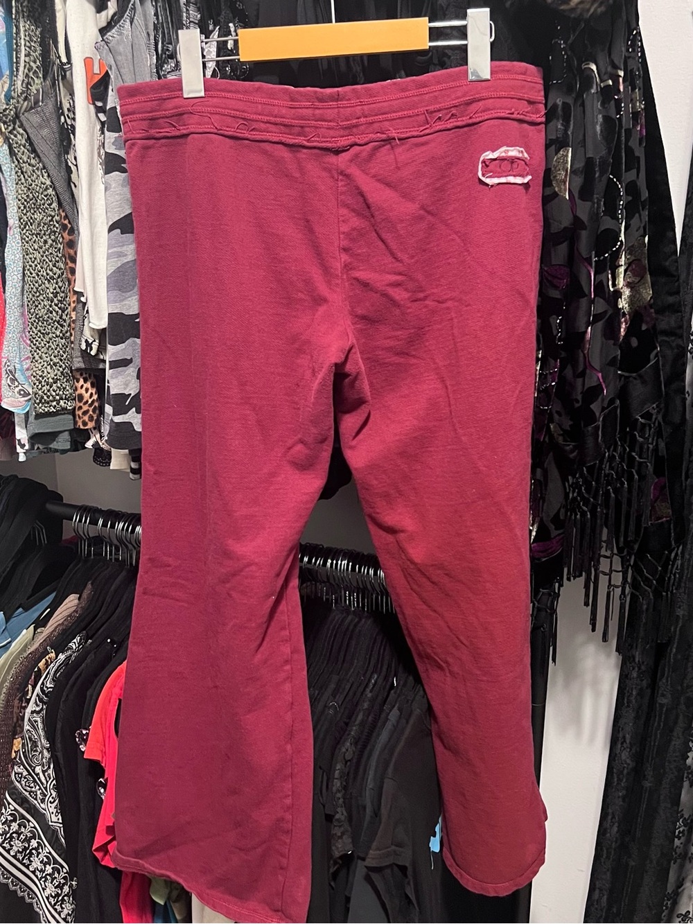 y2k OP Burgundy Sweatpants